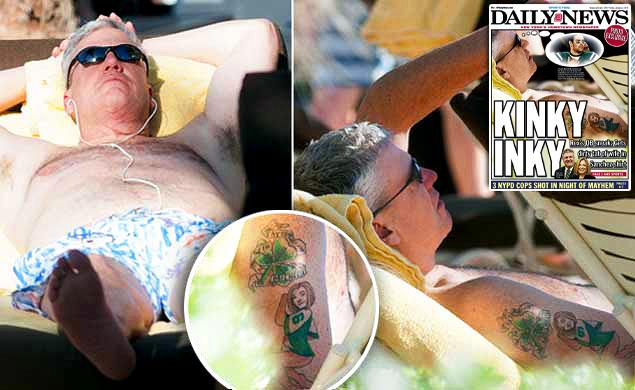 Rex Ryan tattoo of Mark Sanchez january 4